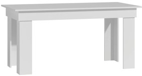Τραπέζι Mandeville 207, Άσπρο, 75x80x160cm, 32 kg, Πλαστικοποιημένη μοριοσανίδα | Epipla1.gr
