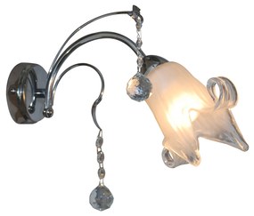 Φωτιστικό Τοίχου - Απλίκα 1017-1W MEMO CHROME WALL LAMP Γ2 - 77-3363 - 21W - 50W - 77-3363