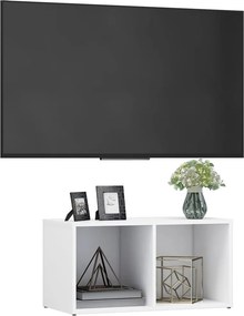 vidaXL Έπιπλο Τηλεόρασης Λευκό 72 x 35 x 36,5 εκ. από Επεξ. Ξύλο