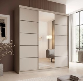 Ντουλάπα Barry 200 συρόμενη-Cashmere