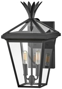 Απλίκα Φωτιστικό Τοίχου Μεσαίο 2xE14 40W IP44 Palma Elstead HK-PALMA-M-BK Μαύρο