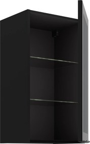 Κρεμαστή βιτρίνα Universal 40 GS 72 1F-Μαύρο