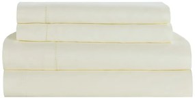 Σετ Σεντόνια Βαμβακοσατέν Υπέρδιπλα 245x270 Monaco Ivory 000000002453