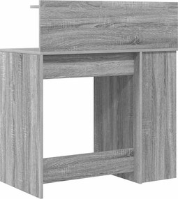 vidaXL Γραφείο Γκρίζο Σονομα 90 x 48 x 101,5 cm Επεξεργασμένο Ξύλο