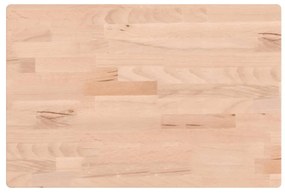 vidaXL Πάγκος Μπάνιου 60x40x1,5 εκ. από Μασίφ Ξύλο Οξιάς