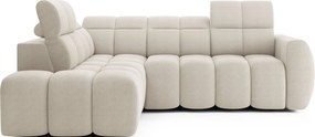 Γωνιακός καναπές Chicago-Beige-Αριστερή - 258.00Χ208.00Χ107.00cm