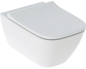 Geberit ΛΕΚΑΝΗ ΚΡΕΜΑΣΤΗ SMYLE SQUARE RIMFREE ΣΕΤ ΜΕ ΚΑΛΥΜΜΑ SLIM 500.683.00.2 GEBERIT KANEL-201.1.500683002