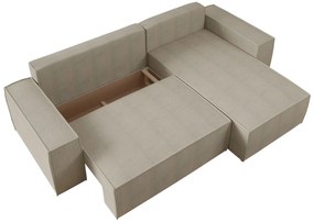 Γωνιακός καναπές Malaga mini I-Ekrou-Αριστερή