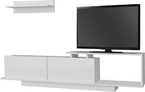 Έπιπλο τηλεόρασης Novara λευκό 180x29x45εκ