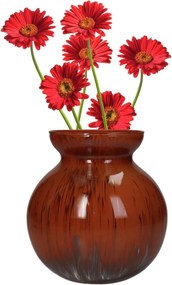 Βάζο ArteLibre Κόκκινο Γυαλί 15x15x16cm