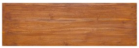 vidaXL Έπιπλο Τηλεόρασης Επιτοίχιο 180 x 30 x 30 από Μασίφ Ξύλο Teak