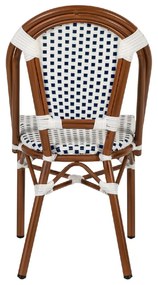 ΚΑΡΕΚΛΑ ΚΗΠΟΥ ARTELIBRE MUTARAZI ΛΕΥΚΟ/ΜΠΛΕ ΑΛΟΥΜΙΝΙΟ/RATTAN 50X57X85CM