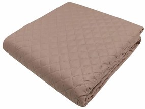 Κουβερλί Microfiber Ultrasonic Μονό 160x240εκ. Μπεζ-Μπεζ