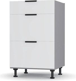 Craft Κάτω Ντουλάπι Συρταριέρα Λευκό 50x48x82cm