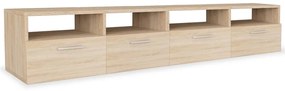 vidaXL Έπιπλα Τηλεόρασης 2 τεμ. Χρ. Δρυός 95x35x36 εκ. από Επεξ. Ξύλο