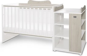 BED MULTI 190/72 COLOUR WHITE/LIGHT OAK