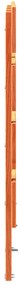vidaXL Κεφαλάρι Καρυδί 160 εκ Solid Wood Πεύκο