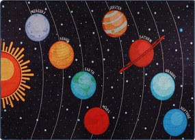 Carpet (140 x 190) Galaxy Multicolor