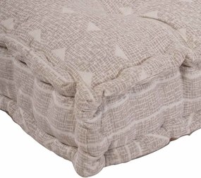 vidaXL Μοντέρνος καναπές patchwork Ανοιχτό καφέ 120 x 80 x 12 cm