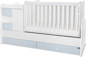 BED MINI MAX NEW 190/72 COLOUR WHITE/BABY BLUE