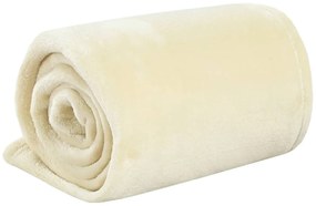 vidaXL Κουβέρτα Κρεμ 150 x 200 εκ. από Πολυεστέρα