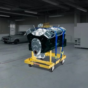 VEVOR Engine Stand 750LBS/340KG Adjustable Motor Hoist Dolly Steel with 4-Caster