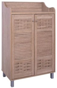 ΠΑΠΟΥΤΣΟΘΗΚΗ-ΝΤΟΥΛΑΠΙ KAILENA ΞΥΛΙΝΗ HM2230.02 SONAMA 77X40,5X122εκ.