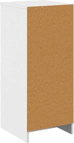 vidaXL Ντουλάπι Μπάνιου Λευκό 35 x 36,5 x 85 εκ. Επεξεργασμένο Ξύλο