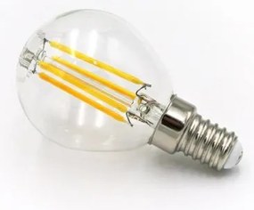 Λάμπα LED COG Σφαιρικό Διάφανο Ε14 4W 230V Ψυχρό 13-141140 Lumen-13-141140-Διάφανο 13-141140