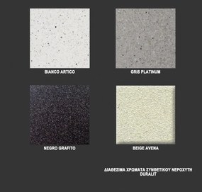 Νεροχύτης Υποκαθήμενος Duralit KZ075U Μονός - Λευκό