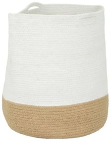 Καλάθι Αποθήκευσης Toyama 426501 35x40cm White-Beige Eglo Cotton