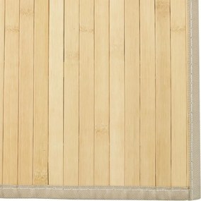vidaXL Χαλί Ορθογώνιο Ανοιχτό Φυσικό 60 x 200 εκ. Μπαμπού