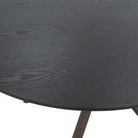 Tραπέζι Cerco pakoworld MDF μαύρο Φ120x75εκ - 235-000031 - 235-000031