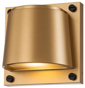 Απλίκα Φωτιστικό Τοίχου 1xGU10 IP44 Scout Elstead Lighting-HK-SCOUT-PHB-Ορείχαλκος HK-SCOUT-PHB