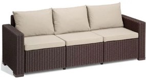 METAX-24 Καναπές California/D3 Καφέ*  68. x 199. x 72. metax-01-00-0724