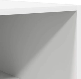 vidaXL Ντουλάπα Λευκή 50 x 50 x 200 εκ. από Επεξ. Ξύλο