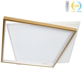 Φωτιστικό οροφής LED 68W 50Χ46Χ5 εκ. χρυσό με controller - GLOBOBOX 602174-602174-Χρυσό 602174