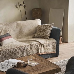 Ριχτάρι Καναπέ Τετραθέσιου (180x350) Gofis Home Indira Grain Beige 258/04