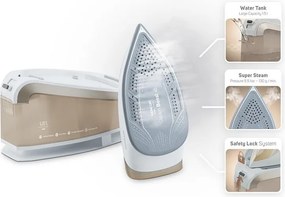 Σύστημα σιδερώματος Smart Display 130 g/min 2400W Sencor SSI 0810VT Λευκό/Χρυσό