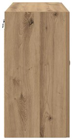 vidaXL Ντουλάπα Τοίχου Επιτοίχιο artisan δρυς 60 x 31 x 60 εκ.