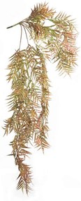 Τεχνητός Κρεμαστός Φοίνικας Χαμαιδώρεα 6331-7 20x79cm Brown Supergreens Πολυαιθυλένιο