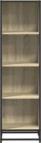 vidaXL Βιβλιοθήκη Χρώμα sonoma Δρυς 40x35x139 εκ. Μοριοσανίδα