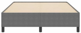vidaXL Σκελετός Κρεβατιού Ανοιχτό γκρι 140 x 200 cm Βελούδο