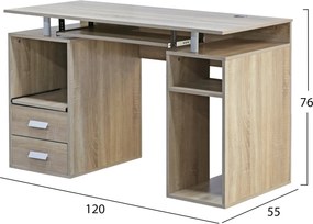 ΣΕΤ ΦΟΙΤΗΤΙΚΟ 3ΤΜΧ HM11207 ΓΡΑΦΕΙΟ+ΒΙΒΛΙΟΘΗΚΗ+ΚΑΡΕΚΛΑ ΓΡΑΦΕΙΟΥ--SONAMA/ΛΕΥΚΟ