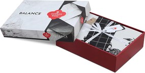 Σετ παπλωματοθήκη Ohia Cotton Box 4 τμχ Διπλή (200x220) χρώμα ανθρακί