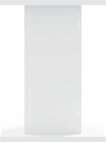 vidaXL Βάσεις Φυτών 2 τεμ. Λευκές 30x30x40 εκ. από Επεξεργασμένο Ξύλο