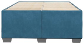 vidaXL Πλαίσιο Κρεβατιού Μπλε 120 x 200 εκ. Βελούδινο