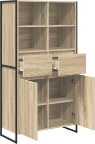 vidaXL Πλαϊνό γραφείο Σονόμα 81 x 36 x 150.5 εκ. Επεξεργασμένο ξύλο