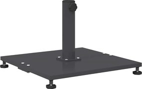vidaXL Βάση ομπρέλας Σκούρο Γκρι 45 x 45 x 31 εκ.