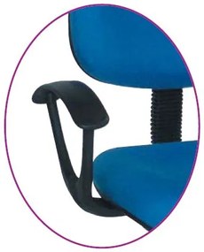 Πολυθρόνα γραφείου BS730-Μπλε